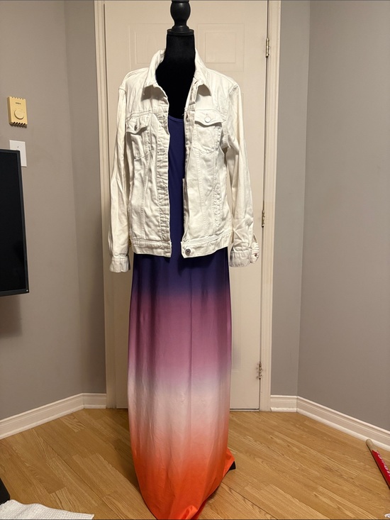 Old Navy Jackets & Blazers - Old Navy Cream Denim Jacket XL | Classic Wardrobe Essential
